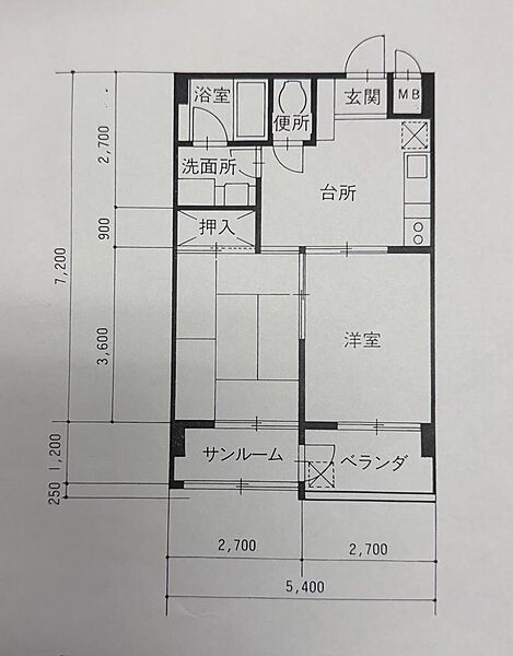 間取り：317000012363
