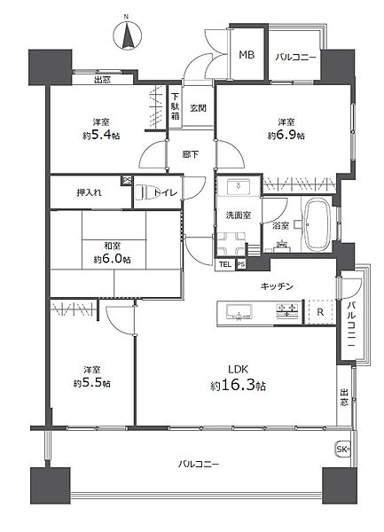 間取り：334000263716