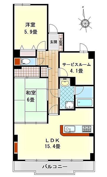間取り：334000264206