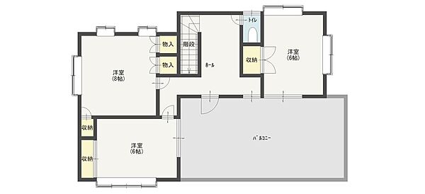 2階間取り図