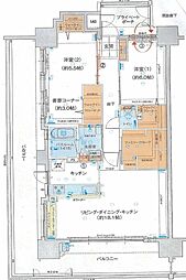 間取図画像 2SLDK