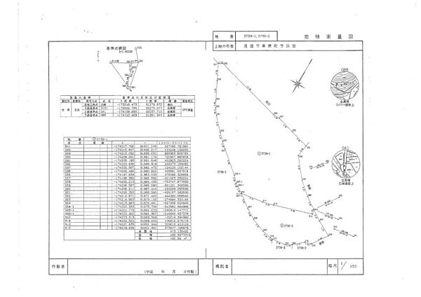 地積測量図　イが該当地
