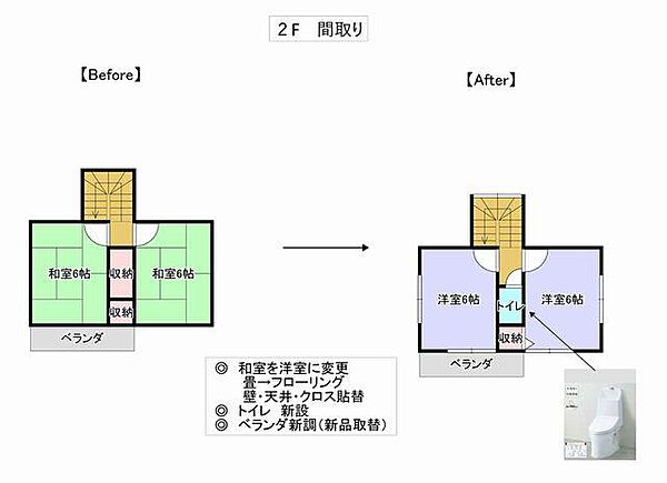 2F間取り