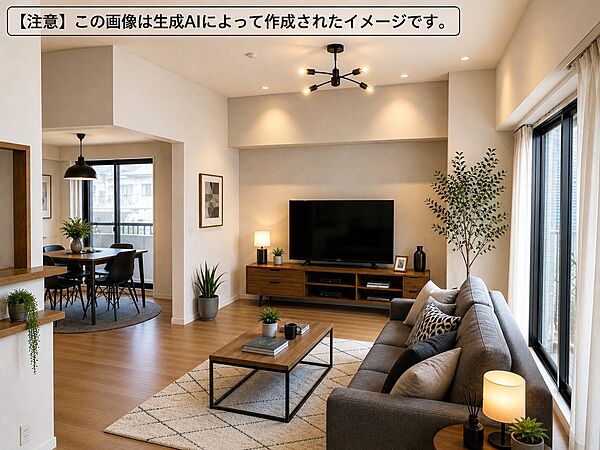 【注意】この画像は生成AIによって作成されたリフォーム後のイメージです。