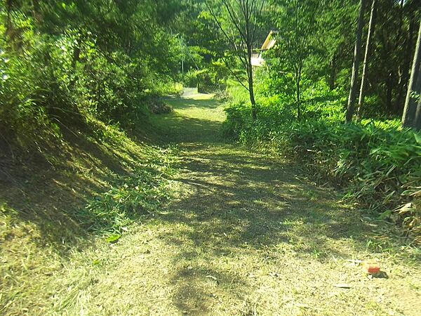 進入路　物件付近より町道方向を見る