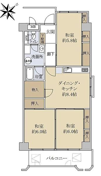 間取り：334000271660