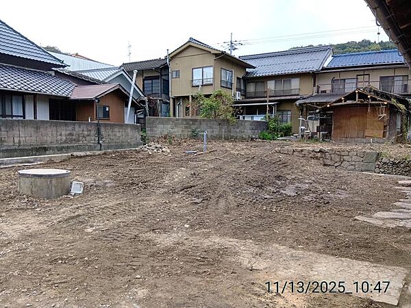 母屋前の庭