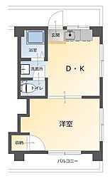 間取図画像 1DK