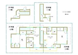リバーサイド中野東B 1DKの間取図画像