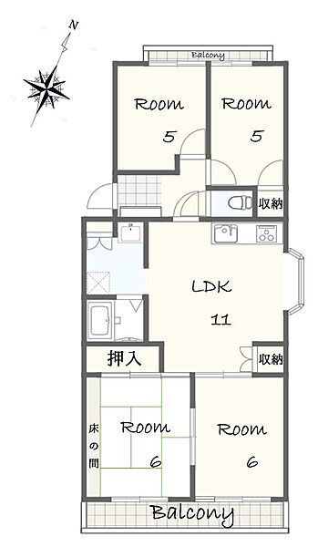 間取り：334000262974