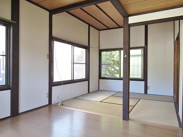 間仕切りすれば洋室・和室を別々の部屋として使えます