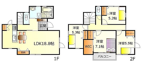 間取り：334000263632