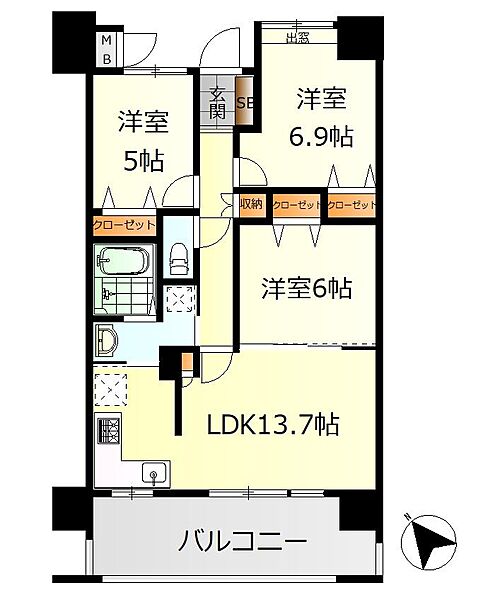 間取り：334000261522