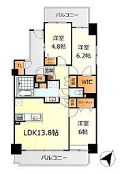 フローレンス西条ブールバール通り 3LDKの間取図画像