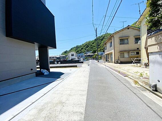交通量の少ない...