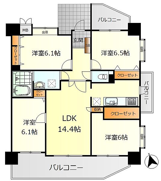 間取り：334000271076