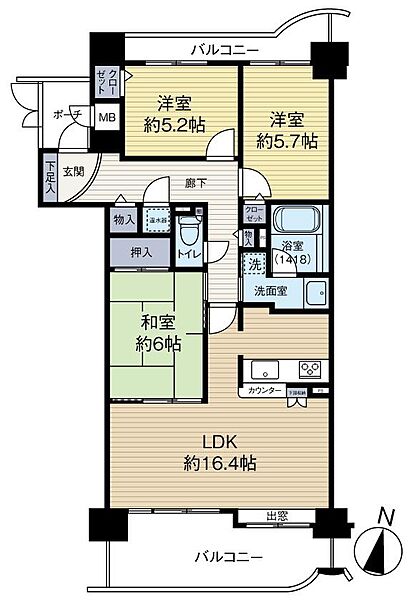 間取り：334000258954