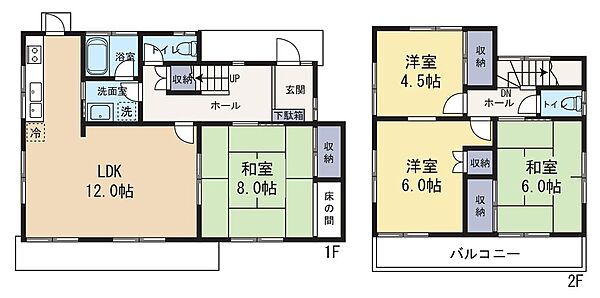 間取りを拡大表示