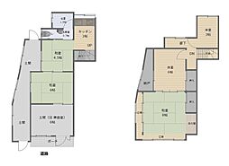 JR山陽本線 松永駅 徒歩22分 5Kの間取り