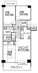 間取図画像 3LDK