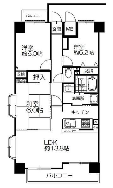 間取り：334000271573