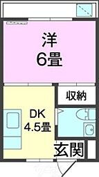 間取図画像 1DK