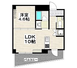 沖縄都市モノレール 古島駅 徒歩2分の賃貸アパート 4階1LDKの間取り