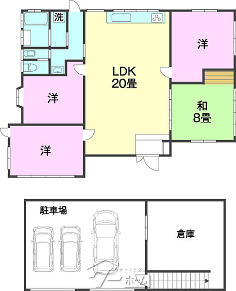間取りを拡大表示