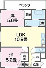 物件の間取り