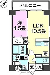グラン・ルーダイワ 1LDKの間取図画像