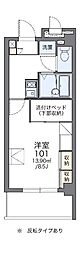 レオパレス小禄泉原當間 1Kの間取図画像
