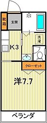 間取図画像 1K