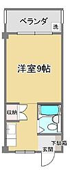 エクセレンス長田 ワンルームの間取図画像