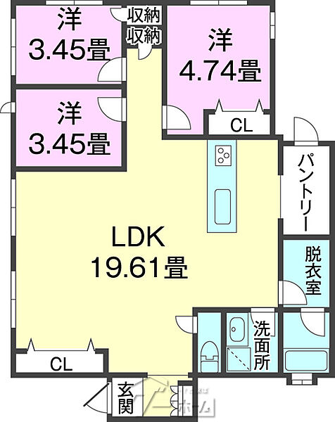 間取り：347000072665