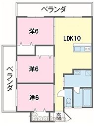 間取図画像 3DK