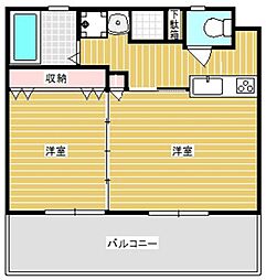 エステート安里 1LDKの間取図画像
