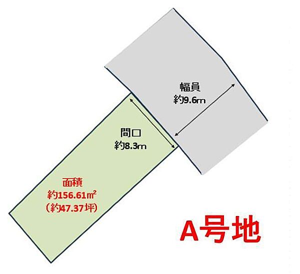 A号地地形図