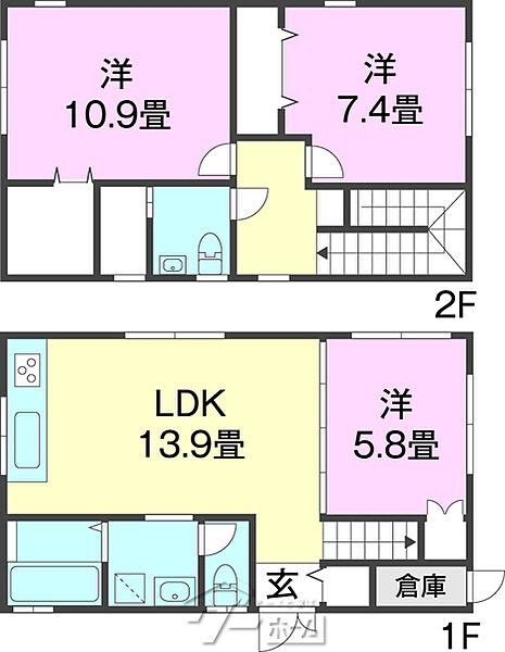 間取り：347000072671