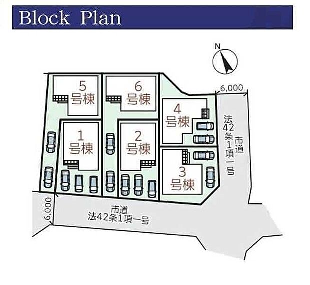 区画図★浦城小学校まで徒歩4分と通学に便利♪