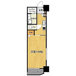 Ｃａｓａ　Ｃｏｌｉｎａ 4階1Kの間取り