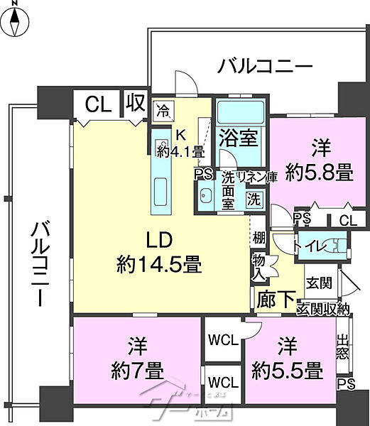 間取り：347000061821