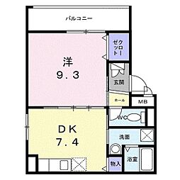 間取図画像 1DK