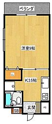 パラム 1Kの間取図画像