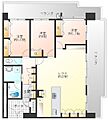 コンフォートスペイシャス新都心6階20.4万円
