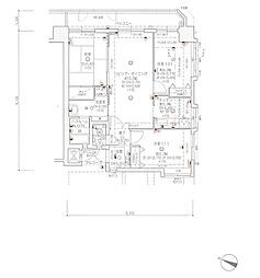 ライオンズプラザハーバービュー 3LDKの間取図画像