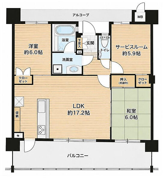 間取り：347000084559