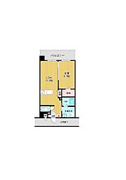 LaLa Terrace 1LDKの間取図画像