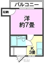 間取図画像 1K