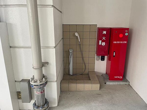 ペット足洗い場