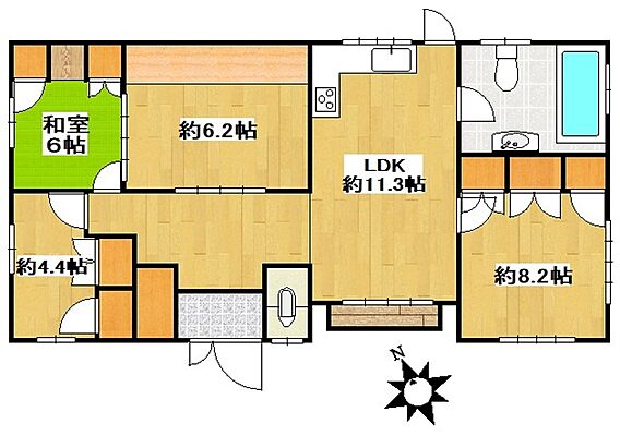 住居部分間取り